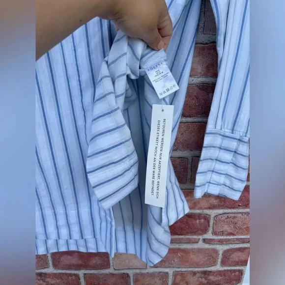 POETRY STRIPE BUTTON THROUGH SHIRT SIZE 8 - Picture 11 of 14